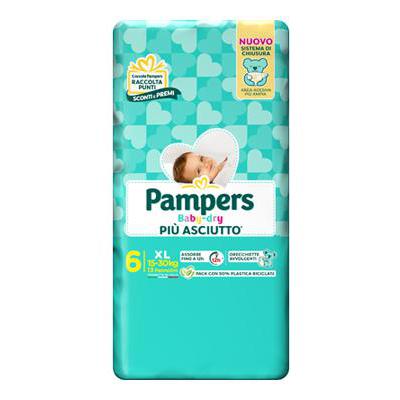 PAMPERS BABY DRY EXTRA LARGE X13