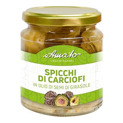 AMATO SPICCHI DI CARCIOFI OLIODI GIRASOLE ML.314