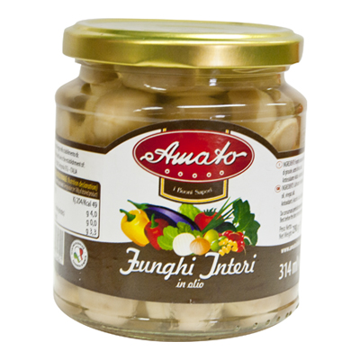 AMATO FUNGHI INTERI IN OLIO DIGIRASOLE ML.314