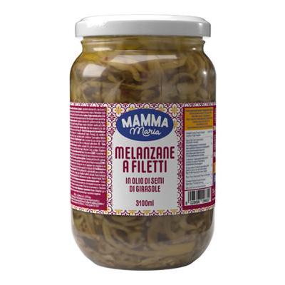 MAMMA MARIA MELANZANE A FILETTI OLIO GIRAS.KG.3.10