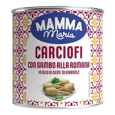 MAMMA MARIA CARCIOFI CON GAMBOALLA ROMANA KG.2.65IN OLIO DI