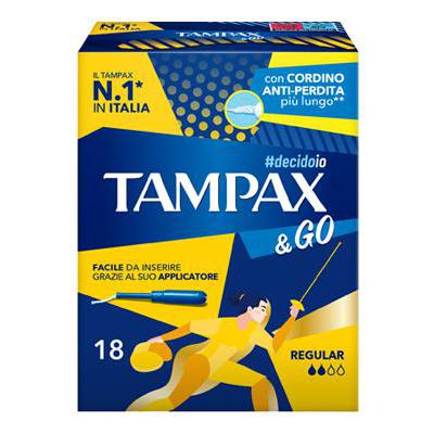 TAMPAX & GO REGULAR X18