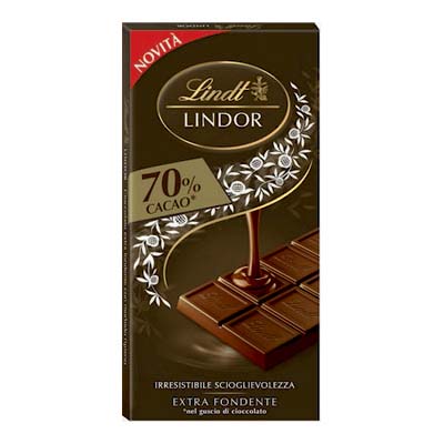 LINDOR TAVOLETTA EXTRA FONDENTE 70% GR.100