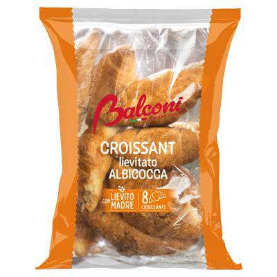 BALCONI CROISSANT LIEVITATO ALBICOCCA 9X40 GR