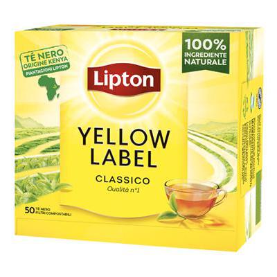 LIPTON TEA YELLOW X 50 FILTRI