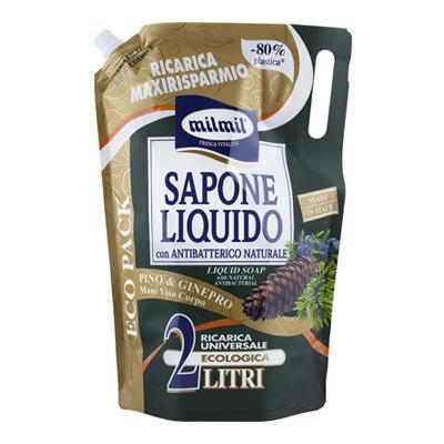 MILMIL SAPONE LIQUIDO BUSTA LT.2 PINO & GIN