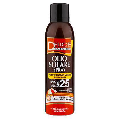 DELICE OLIO SOLARE SPRAY SPF25ML.150
