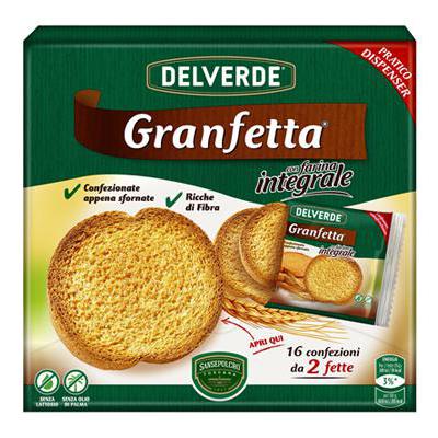 DELVERDE GRANFETTA INTEGRALE 16X2 GR.240