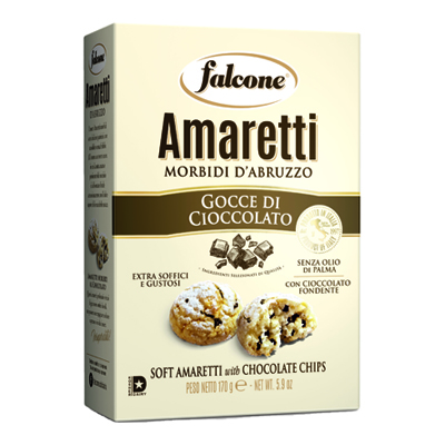 FALCONE AMARETTI GOCCE DI CIOCCOLATO GR.170