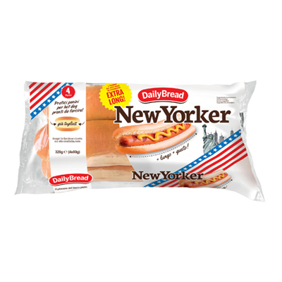 DAILYBREAD NEW YORKER X4 PZPANINI HOT DOG EXTRA