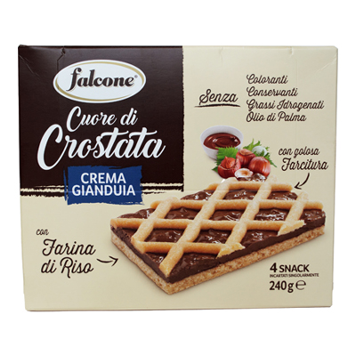 FALCONE TRANCIO CROSTATA GIANDUIA GR.60X4