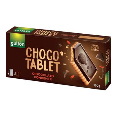 GULLON CHOCO TABLET FONDENTE GR.150
