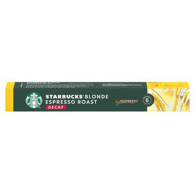 NESPRESSO STARBUCKS ESPRESSO ROAST DECAF.X 10 CAPS