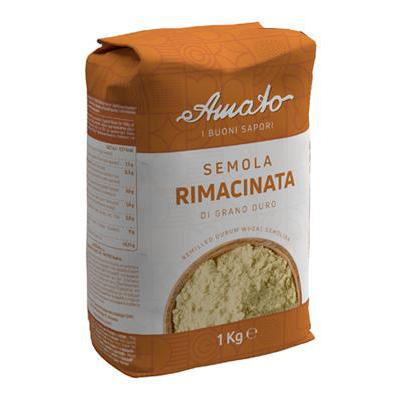 AMATO SEMOLA RIMACINATA KG.1 BUONI SAPORI