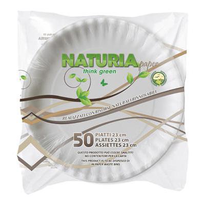 NATURIA PIATTI BIANCHI PAPER 230 X 50 PZ