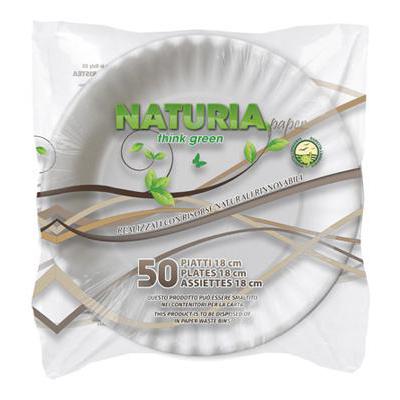 NATURIA PIATTI BIANCHI PAPER 180 X 50 PZ