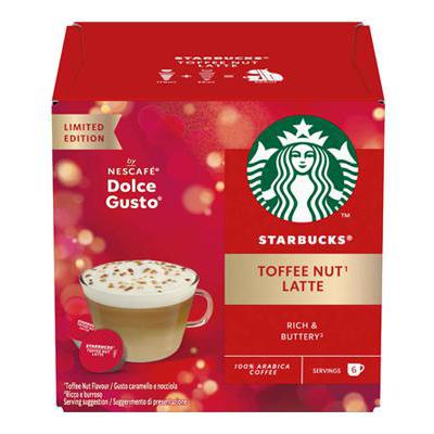 NESCAFE' DOLCEGUSTO 6CAPS STARBUCKS TOFFEE NUT LATTE