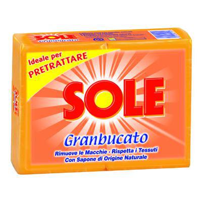 SOLE SAPONE GIALLO GR.250X2