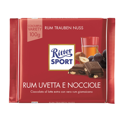 RITTER RUM UVETTA NOCCIOLE GR.100