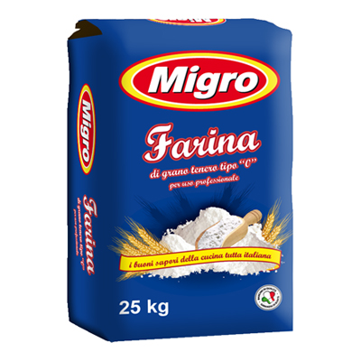 MIGRO FARINA KG.25 TIPO 