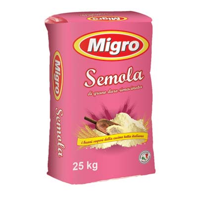 MIGRO SEMOLA RIMACINATA KG.25