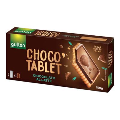 GULLON CHOCO TABLET LATTE GR.150