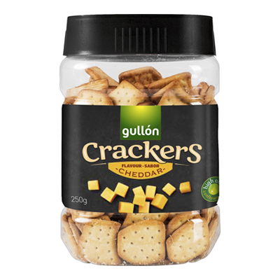 GULLON CRACKERS GR.250 CHEDDARBARATTOLO