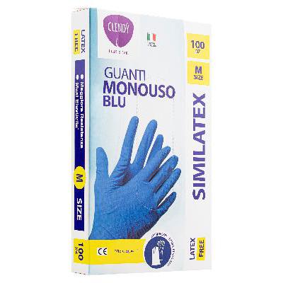 CLENDY GUANTI SIMILATEX BLU TAGLIA M X 100 PEZZI