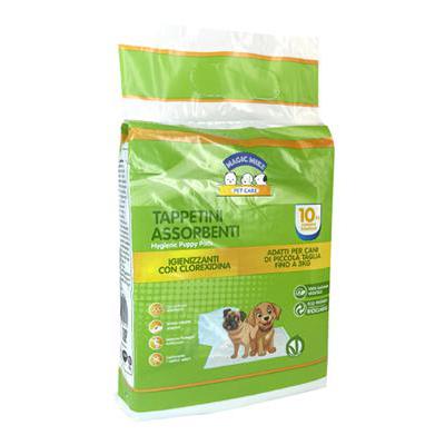 MAGIC MIKE TAPPETINI ANIMALI IGIENIZZANTI CM.33X45 X 10 PZ