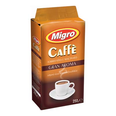 MIGRO CAFFE'GRAN AROMA GR.250MACINATO