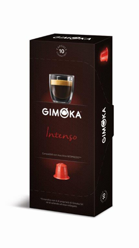 GIMOKA INTENSO X10 CAPS GR.55ROSSO NESPRESSO COMP
