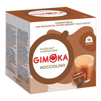 GIMOKA NOCCIOLINO X16 CAPS COMPATIBILI DOLCE GUSTO