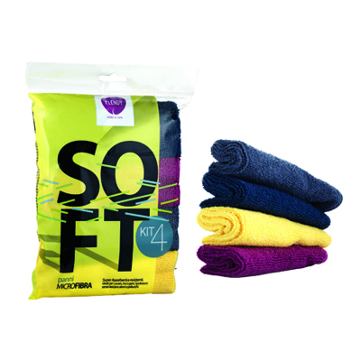 CLENDY KIT MICROFIBRA SOFT X4