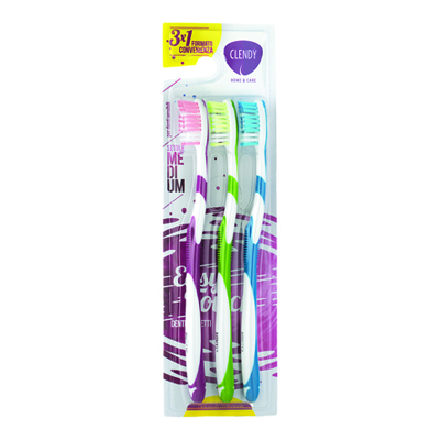 CLENDY SPAZZOLINO EASY TOUCH X3 PEZZI