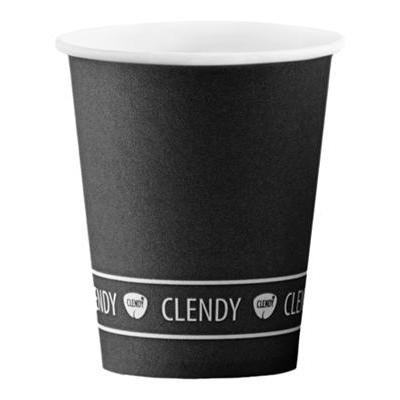 CLENDY BICCHIERE ACQUA BIO NERO ML.180 X 50 PZ