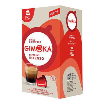 GIMOKA INTENSO X100 CAPS COMPATIBILI NESPRESSO