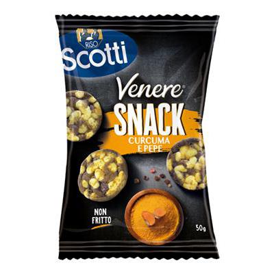 SCOTTI SNACK VENERE CURCUMA &PEPE GR.50