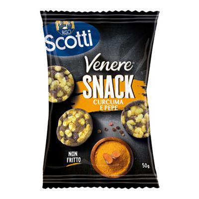 SCOTTI SNACK VENERE CURCUMA &PEPE GR.50