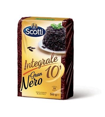 SCOTTI RISO ASTUCCIO INTEGRALEGR.500 NERO