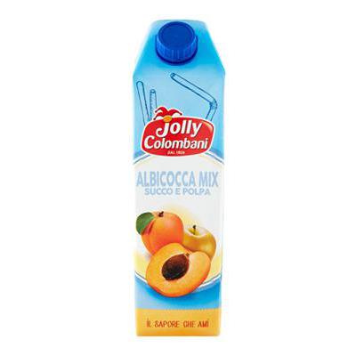 JOLLY COLOMBANI SUCCO ALBICOCCA MIX SUCCO E POLPA LT.1