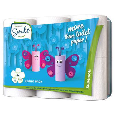 SMILE CARTA IGIENICA X 12 ROTOLI-3VELI-180 STRAPPI