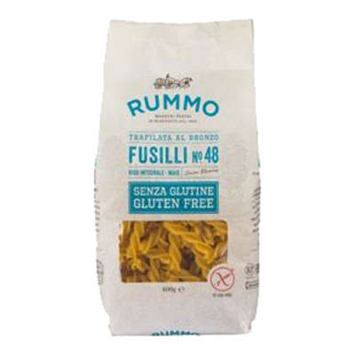 RUMMO SENZA GLUTINE FUSILLI GR.400 N.48 TRAFILATA AL BRONZO