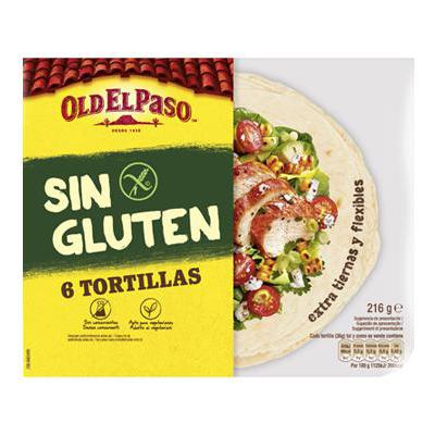 OLD EL PASO TORTILLAS SENZA GLUTINE 6 PEZZI GR216