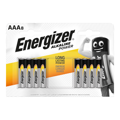 ENERGIZER POWER ALKALINE MINISTILO X 8 E92BP8