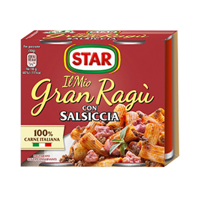 STAR GRANRAGU' SALSICCIA GR.180X2