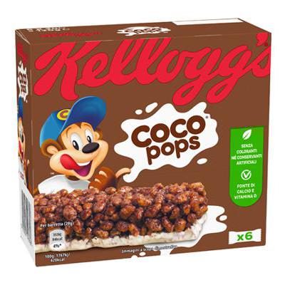 KELLOGG'S BARRETTE COCO POPS GR.20X6