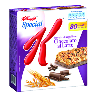 KELLOGGS SPECIAL K BARRETTE GR.20X6 CIOCCOLATO LATTE