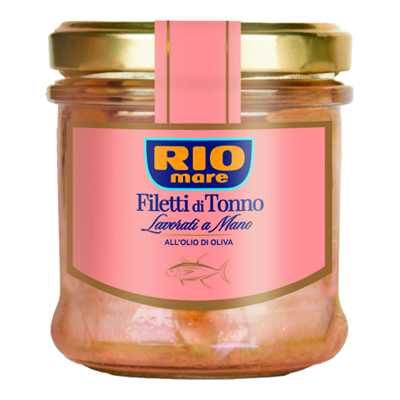 RIO MARE FILETTI TONNO OLIO OLIVA VASO VETRO GR130