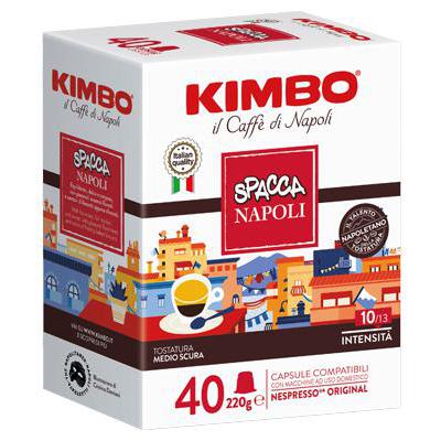 KIMBO CAPSULE X40 NESPRESSO SPACCANAPOLI COMPATIBILI
