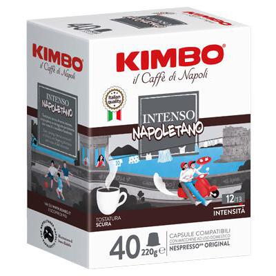 KIMBO CAPSULE X40 NESPRESSO INTENSO NAPOLI        COMPATIBIL